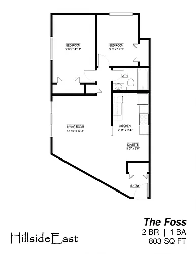 Floor plan The Foss