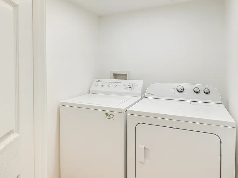 In-unit washer and dryer for your convenience_perfect for longer stays or quick refreshes