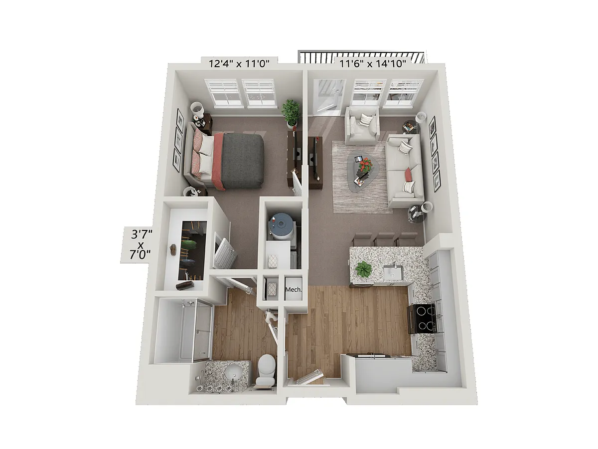 Floor plan A1 - Indigo