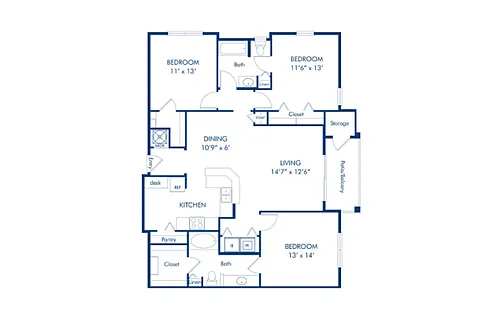 Floor plan D