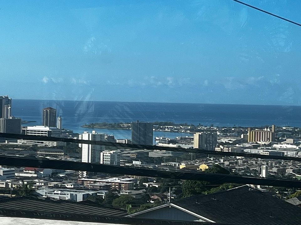 The ocean view from the house.
