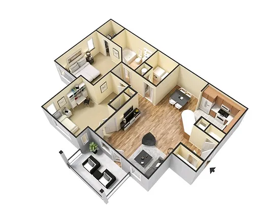 Floor plan The Wycliff