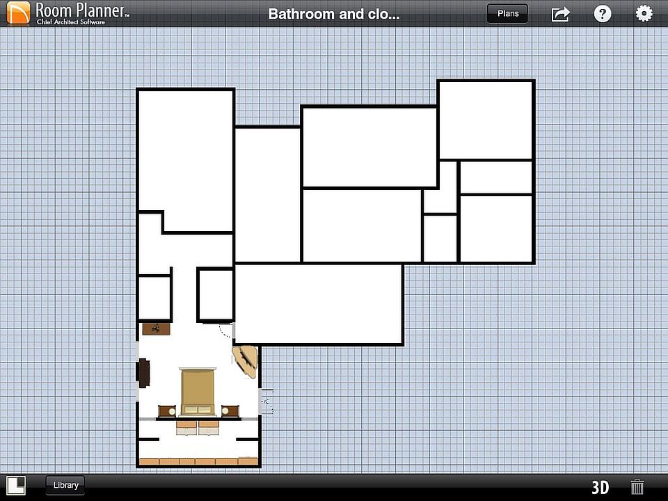 Basic floor plan w/new maste