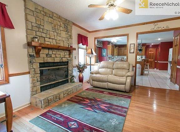 Hearth room kitchen with 2nd fireplace