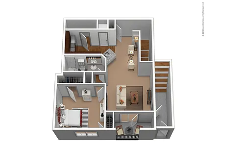 Floor plan A3G - Attached Garage Included