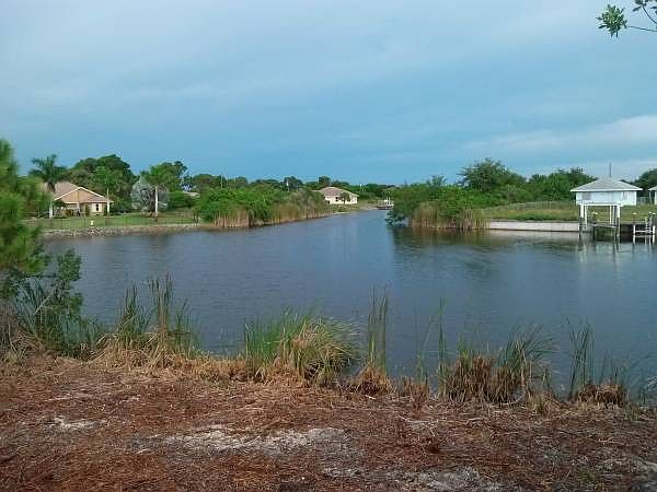 View of intersecting canals
