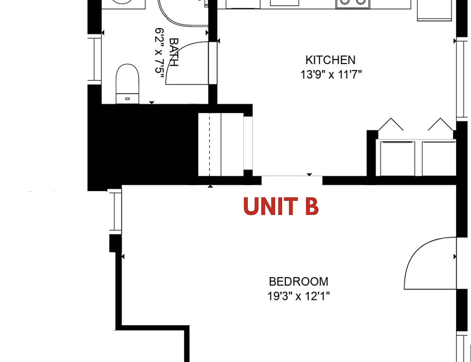 1 bed, 1.0 bath, 527 sqft, $850 — Photo 4