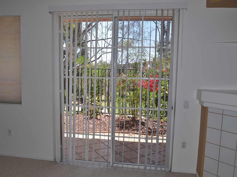 Slider to patio from living room