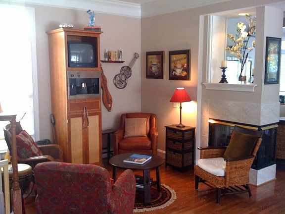 Sitting Area with fireplace