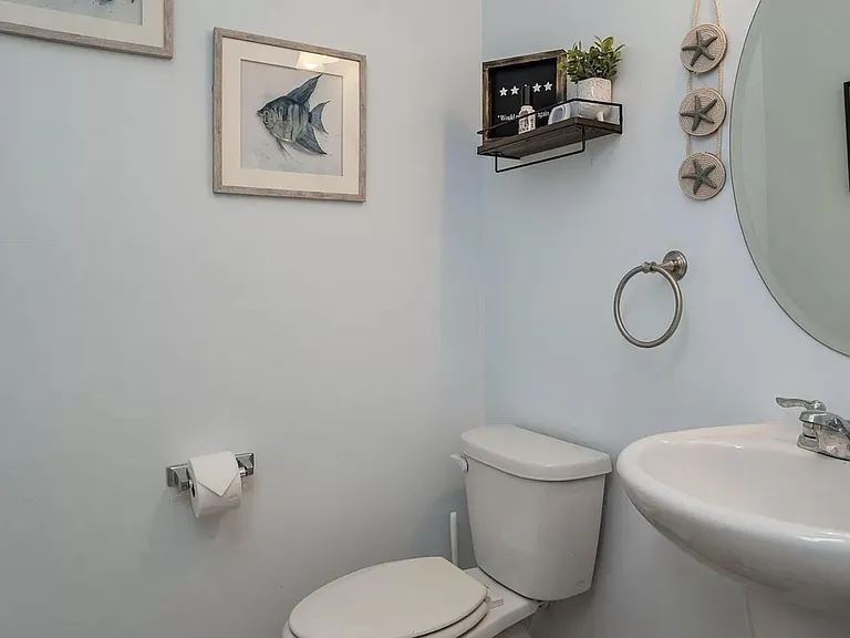 1/2 Bath on Main level.
