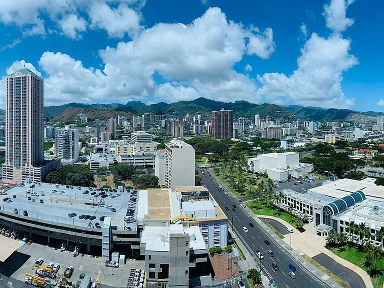 View from living room