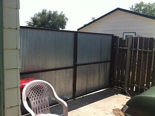 Drive thru fence