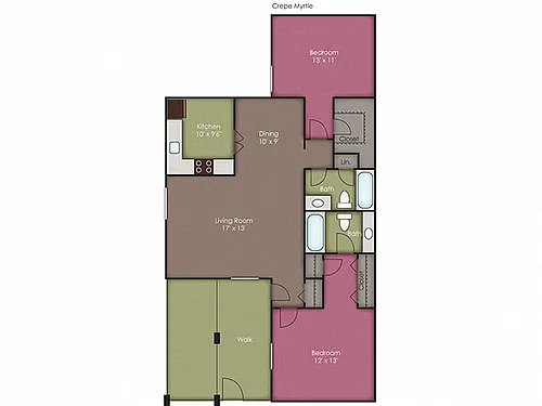 Floor plan Crepe Myrtle