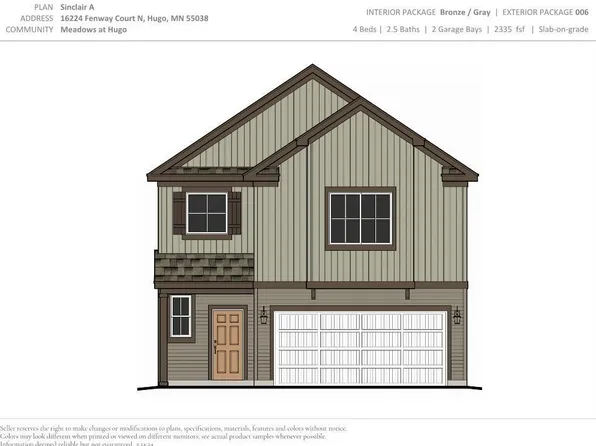 16224 Fenway Ct N, Hugo, MN 55038