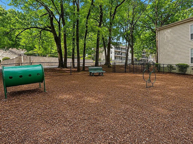 Your furry friends will love our spacious dog park with plenty of green space and play equipment.