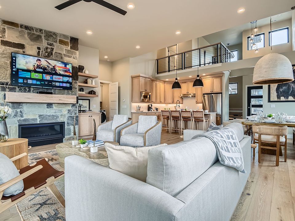 Spacious, modern and comfortable great room.