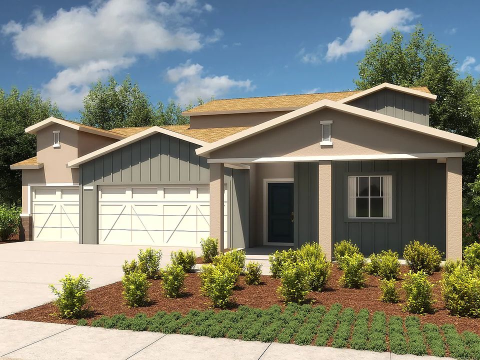 Slate American Farmhouse B Elevation