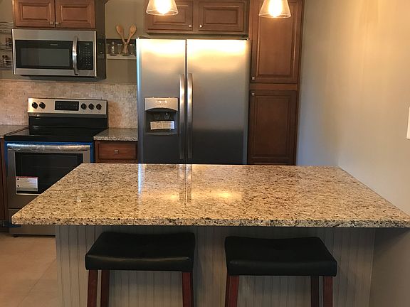 Large granite island 