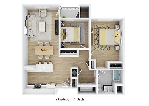 Floor plan B1-Oak