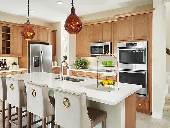 Kitchen with double ovens