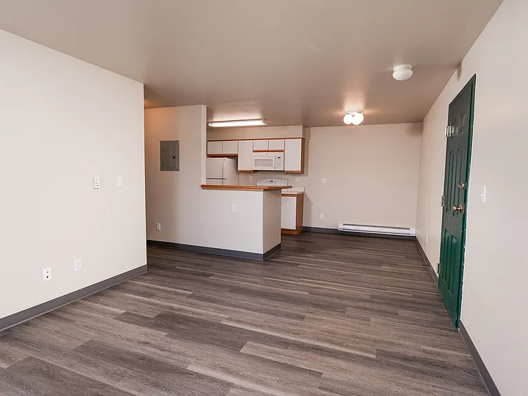 Living Room & Dining Area