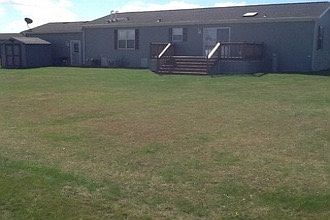 Back view of home