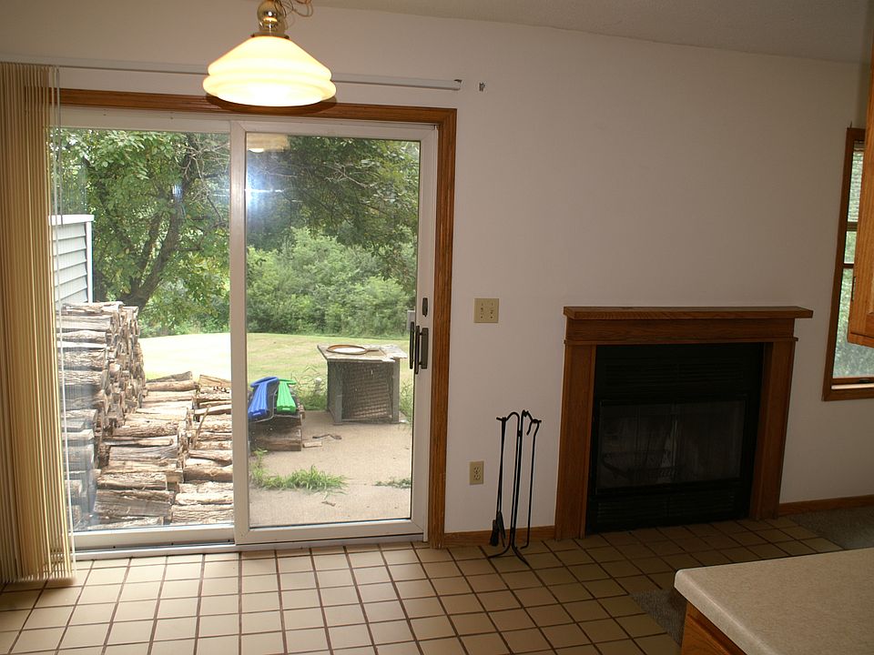 Dining room with concrete patio