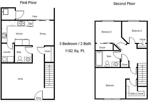 Floor plan 3-Bedroom