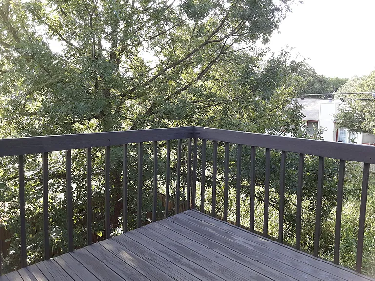 1st bedroom balcony