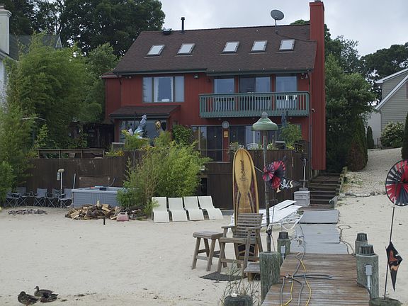 looking south from dock