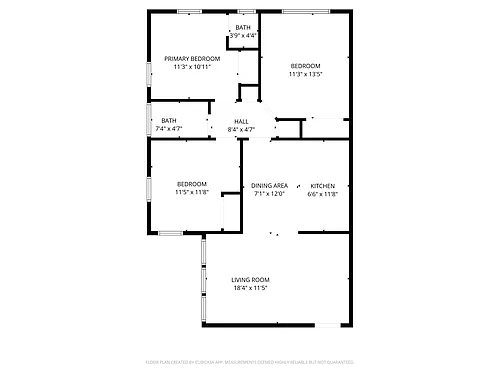 Floor plan 3 Bedroom