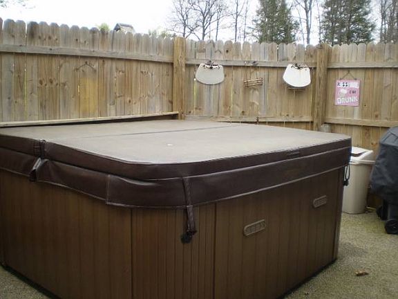 Enclosed Hot Tub