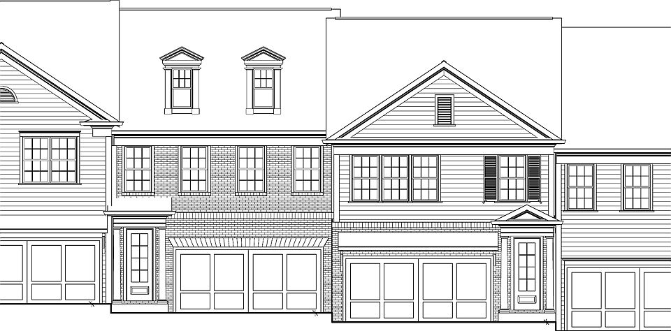 The Camden New Townhome, Legacy at the River Line, Mableton Georgia