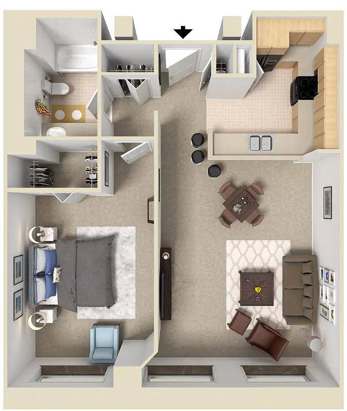 Floor plan The Sanford