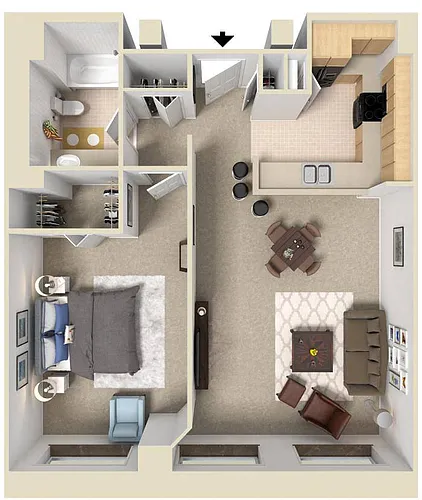 Floor plan The Sanford