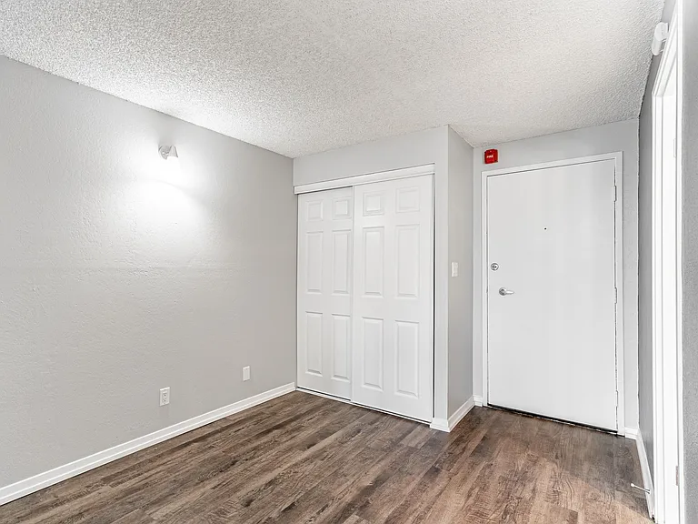 Studio Bedroom and Front Door