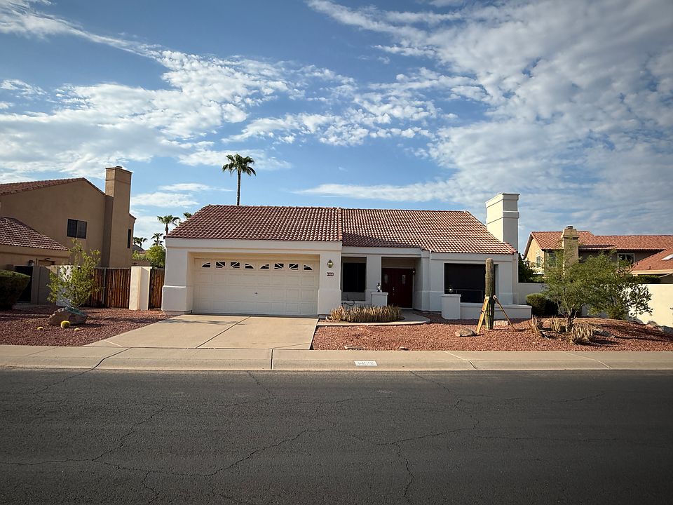 Front of house - two car garage