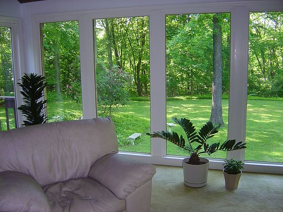 Living Room and Backyard View