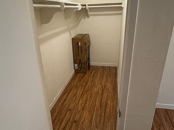 Master bedroom walk-in closet