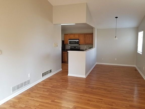 Family room and kitchen