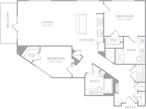 Floor plan B8