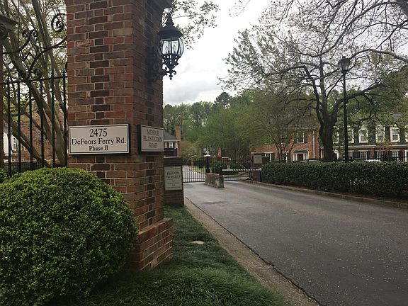 Entrance to Westover Plantation Condominium Complex with security gates
