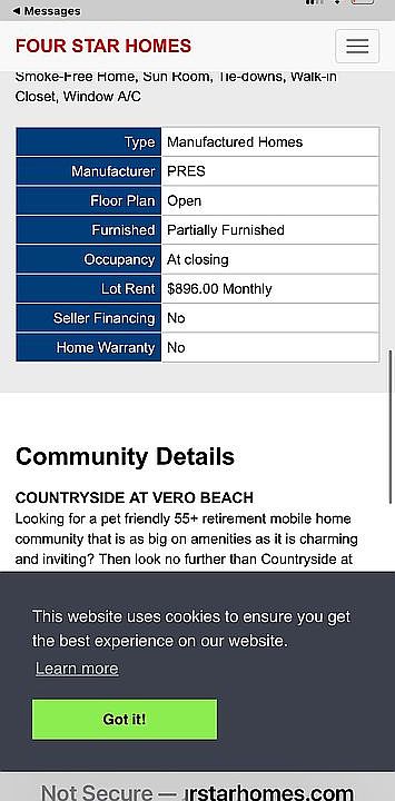 1st image of 8775 20th St Lot 161