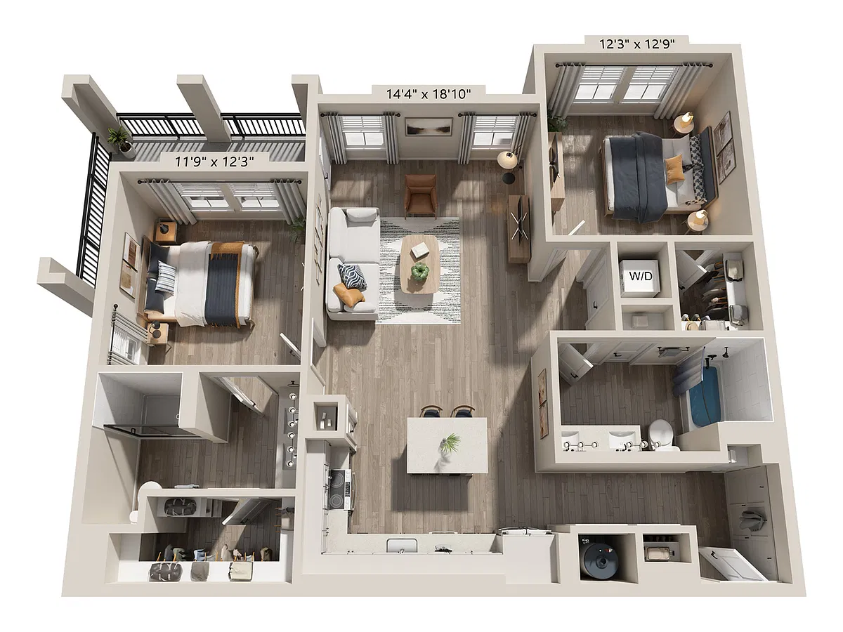 Floor plan B4