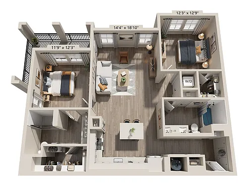 Floor plan B4