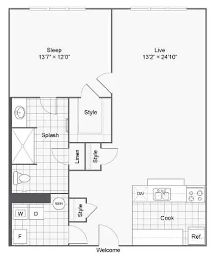 Floor plan Amber