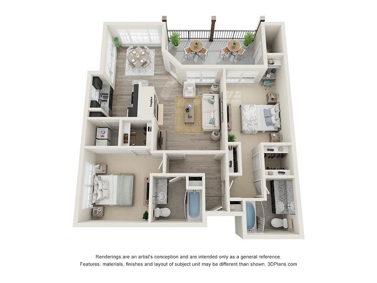 Floor plan B3