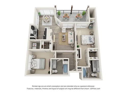Floor plan B3