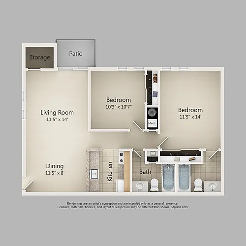 Floor plan C5