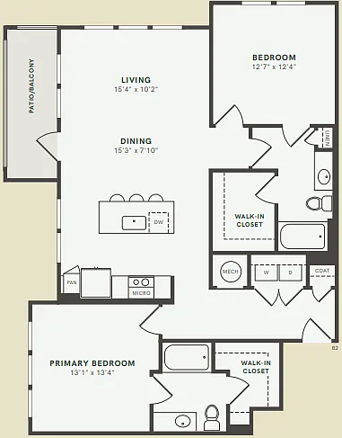 Floor plan B2